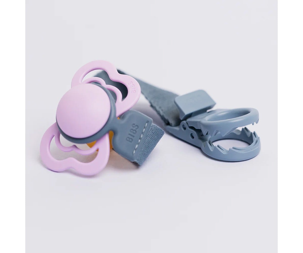 BIBS Pacifier Loop Clip Petrol