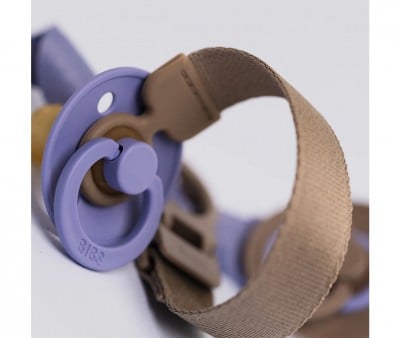 Porta-chupetas BIBS Loop Clip Dark Oak