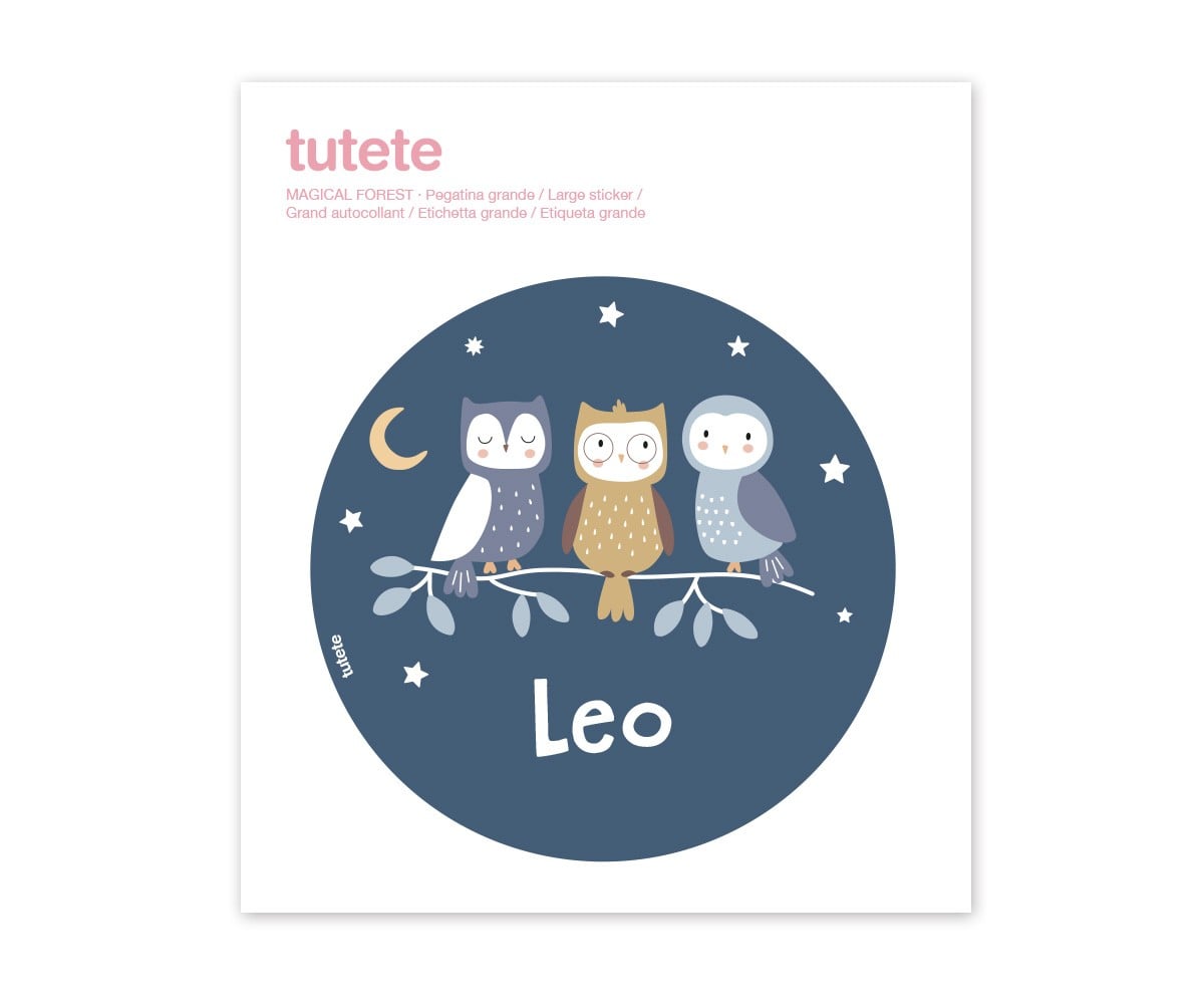 Grand Autocollant Magical Forest pour Boîte à Lunch