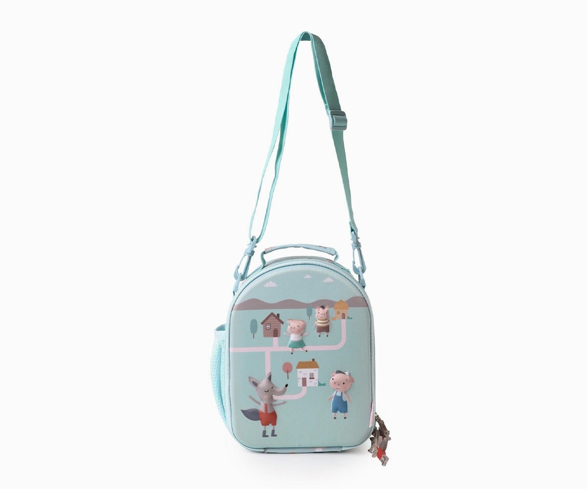Sac à Goûter Isotherme 3D The Three Little Pigs