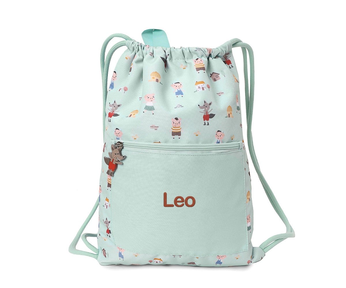 Mochila Saco Impermeable The Three Little Pigs Personalizable