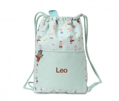 Mochila Saco Impermeable The Three Little Pigs Personalizable
