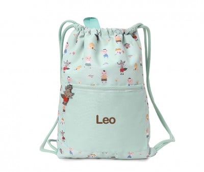 Mochila Saco Impermeable The Three Little Pigs Personalizable