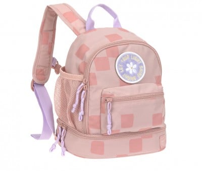Mochila infantil Mini Pattern Party Rosa/Lilás