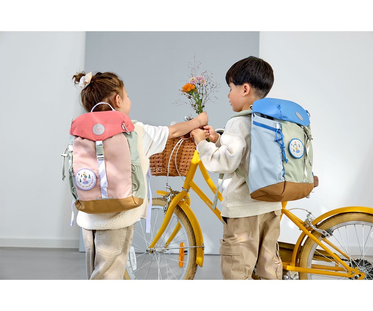 Mochila Grande Outdoor Sunny Explorer Green / Blue