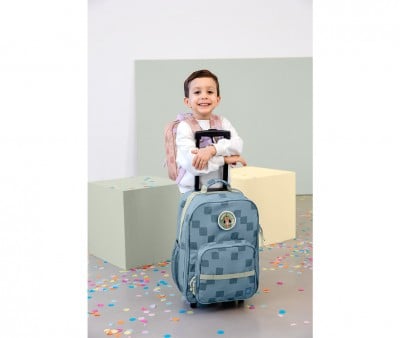 Mala Infantil Pattern Party Blue / Green