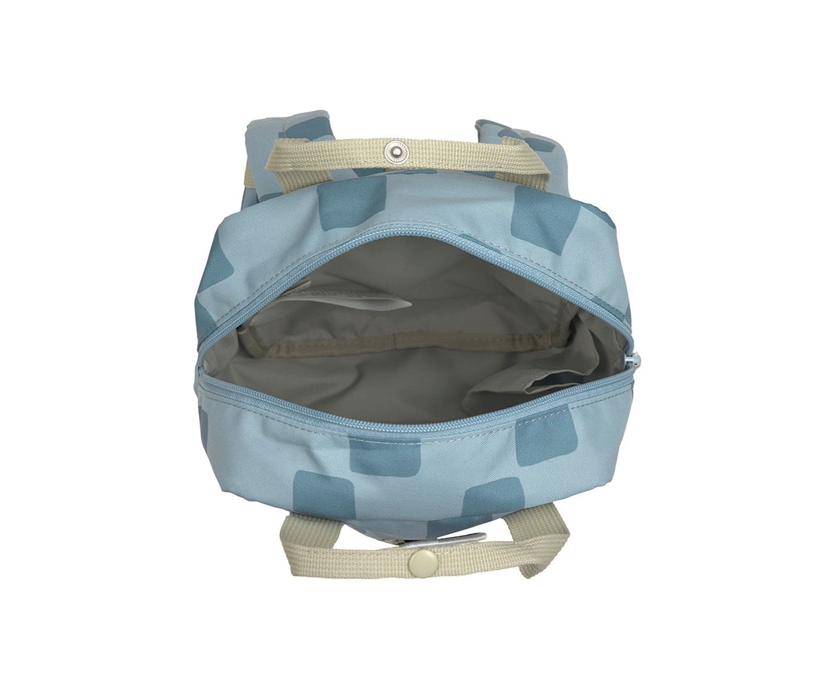 Sac à Dos Square Pattern Party Blue/Green Personnalisable