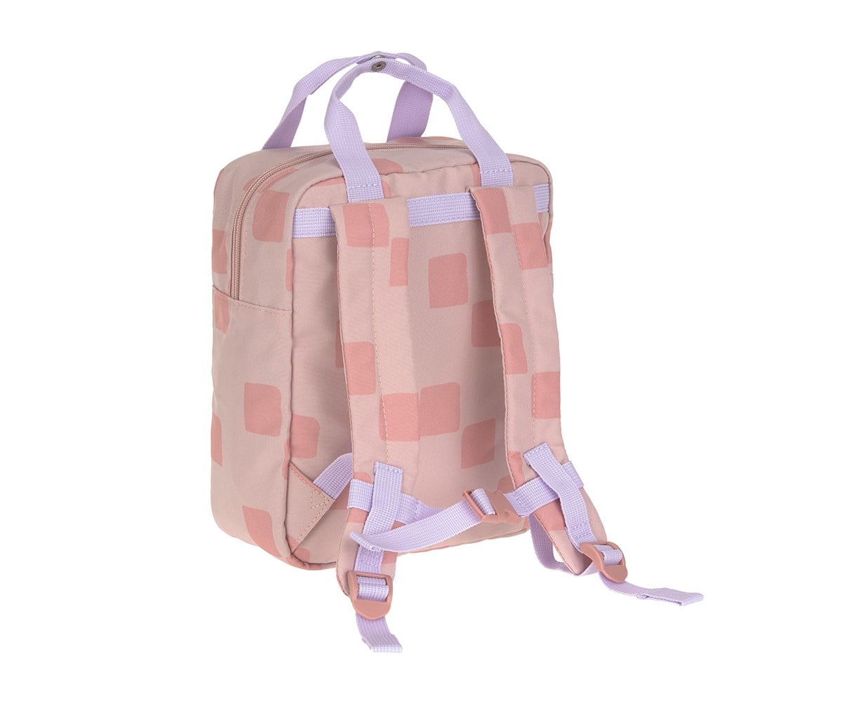 Sac à Dos Square Pattern Party Rose/Lilac Personnalisable