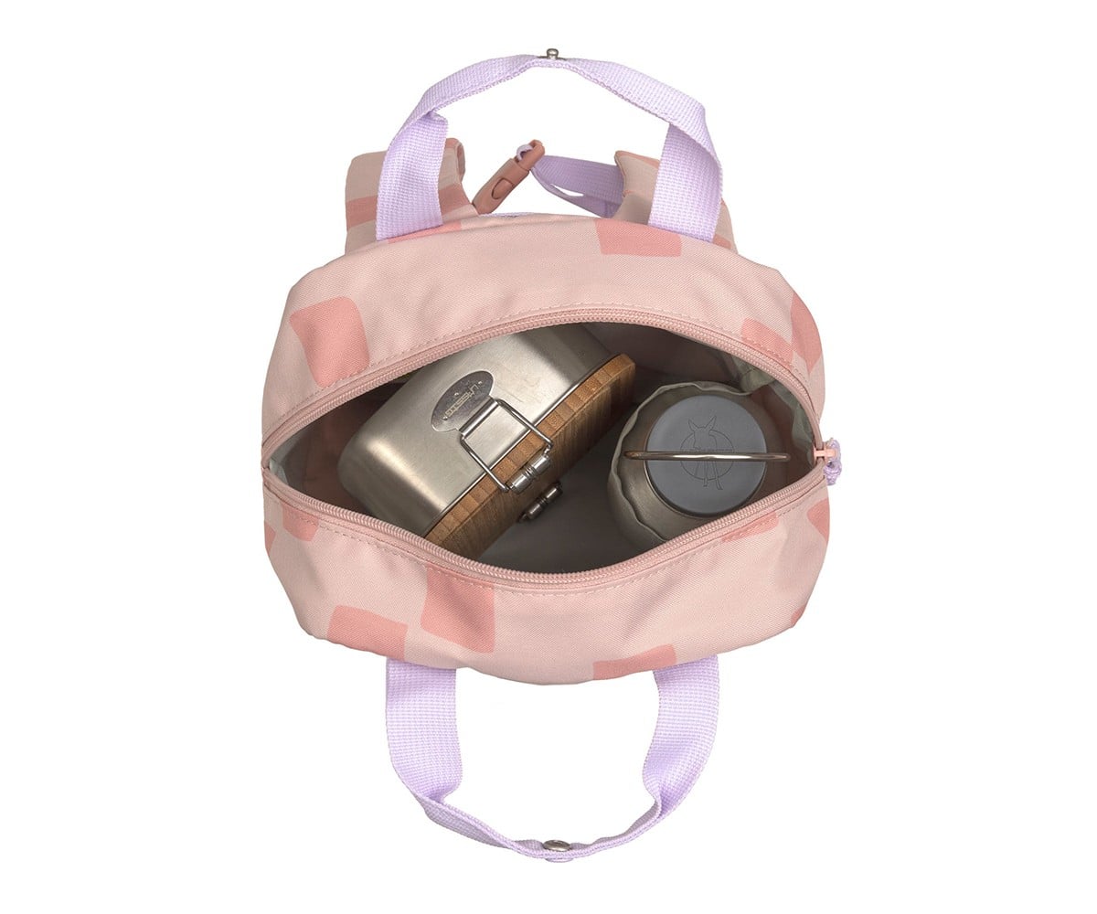 Sac à Dos Square Pattern Party Rose/Lilac Personnalisable