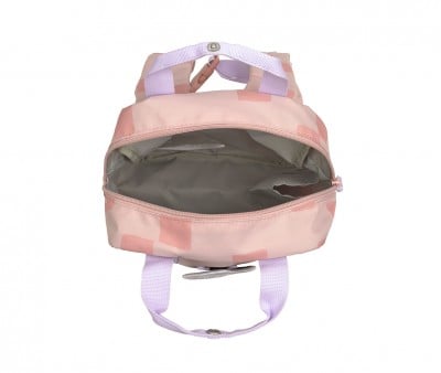 Sac à Dos Square Pattern Party Rose/Lilac Personnalisable