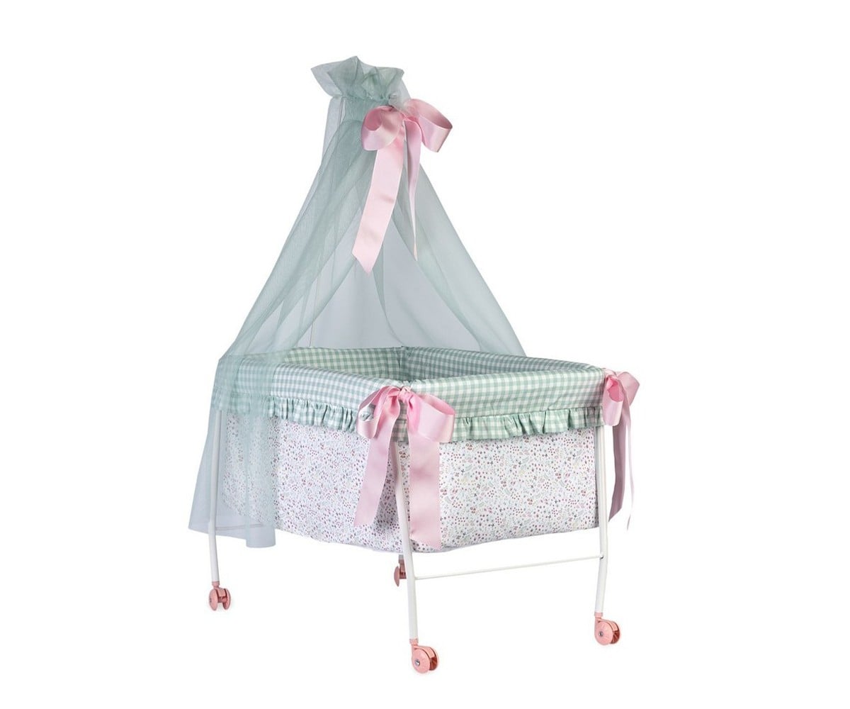 Culla Bambole con Baldacchino Cloe