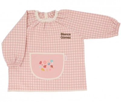 Tablier Lola avec Poche Centrale Geometric Nature Personnalisable