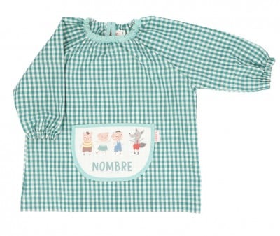 Bata Personalizada com Bolso Central  Vichy The Three Little Pigs