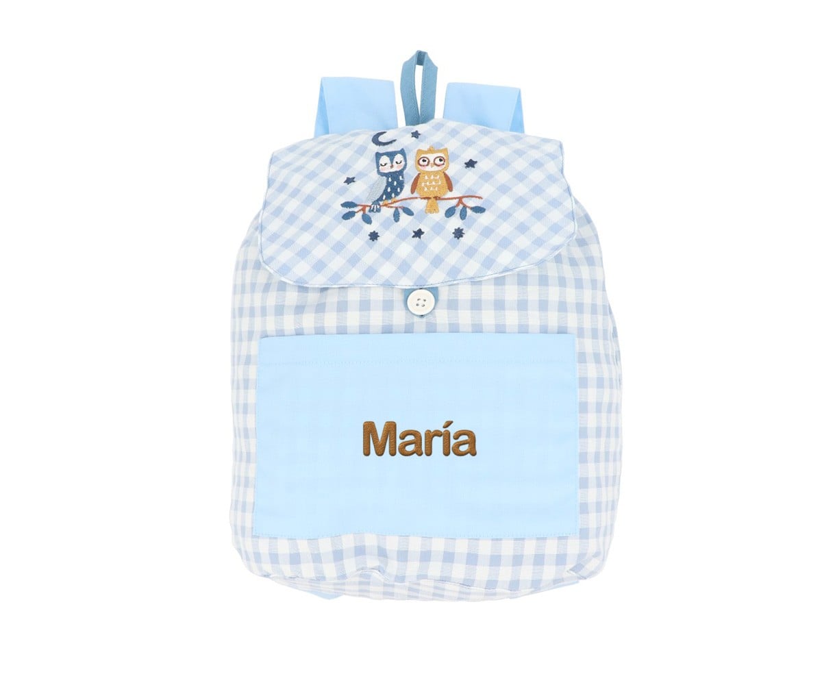 Zaino Piccolo Vichy Magical Forest Personalizzabile
