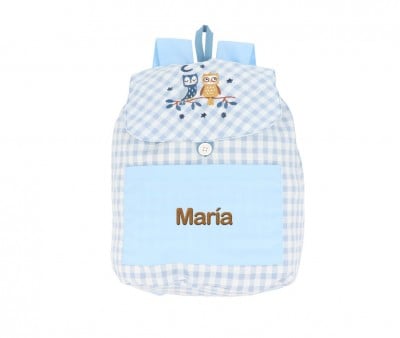 Zaino Piccolo Vichy Magical Forest Personalizzabile