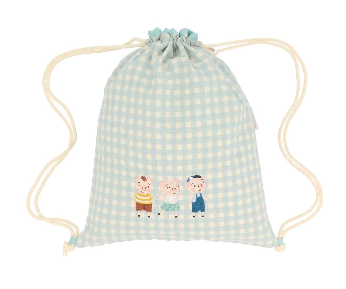 Mochila Personalizável Vichy The Three Little Pigs