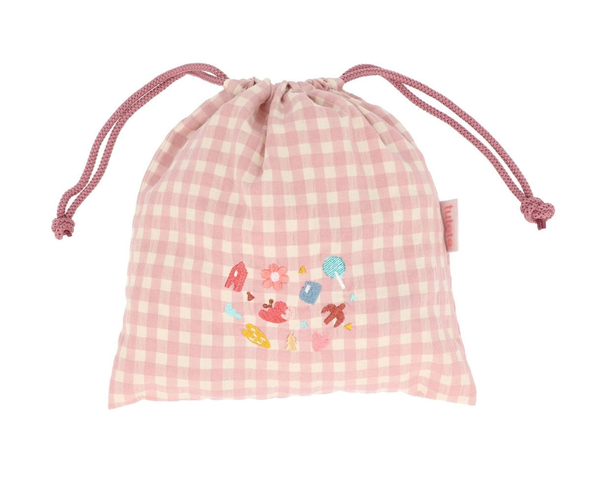 Sacca Merenda Vichy Geometric Nature Personalizzabile