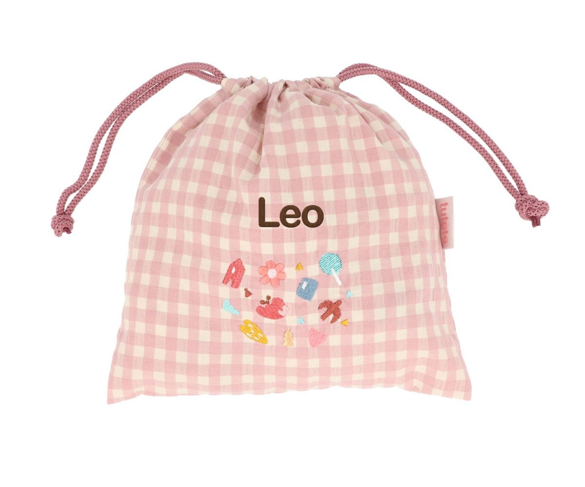 Sacca Merenda Vichy Geometric Nature Personalizzabile
