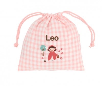 Bolsa de lanche personalizável Vichy Little Red
