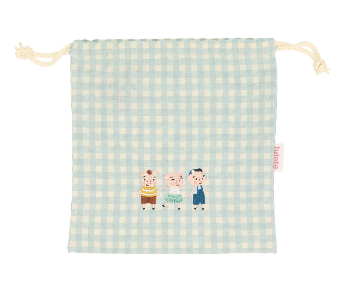 Bolsa Merienda Vichy The Three Little Pigs Personalizable