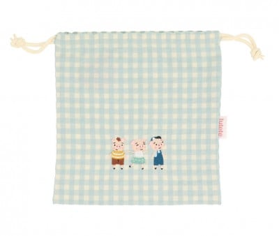 Bolsa Merienda Vichy The Three Little Pigs Personalizable