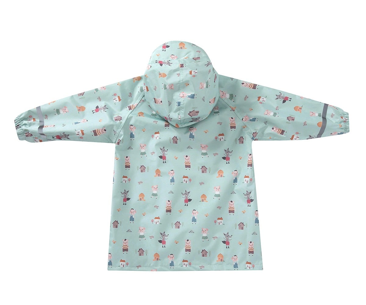 Children Raincoat The Three Little Pigs
