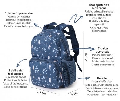 Mochila Infantil Magical Forest Personalizada