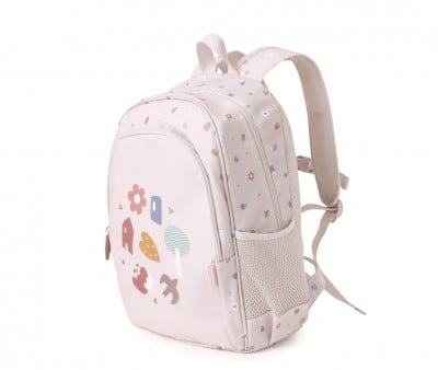 Medium Sized Backpack Geometric Nature