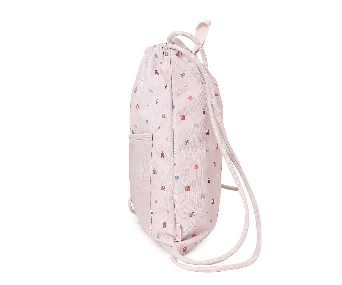 Personalized Waterproof Drawstring Backpack Geometric Nature