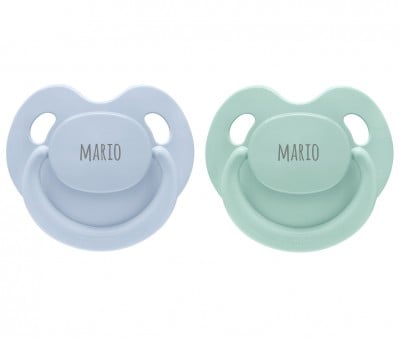 Chupetes Personalizados Retro Slimline Mint Blue