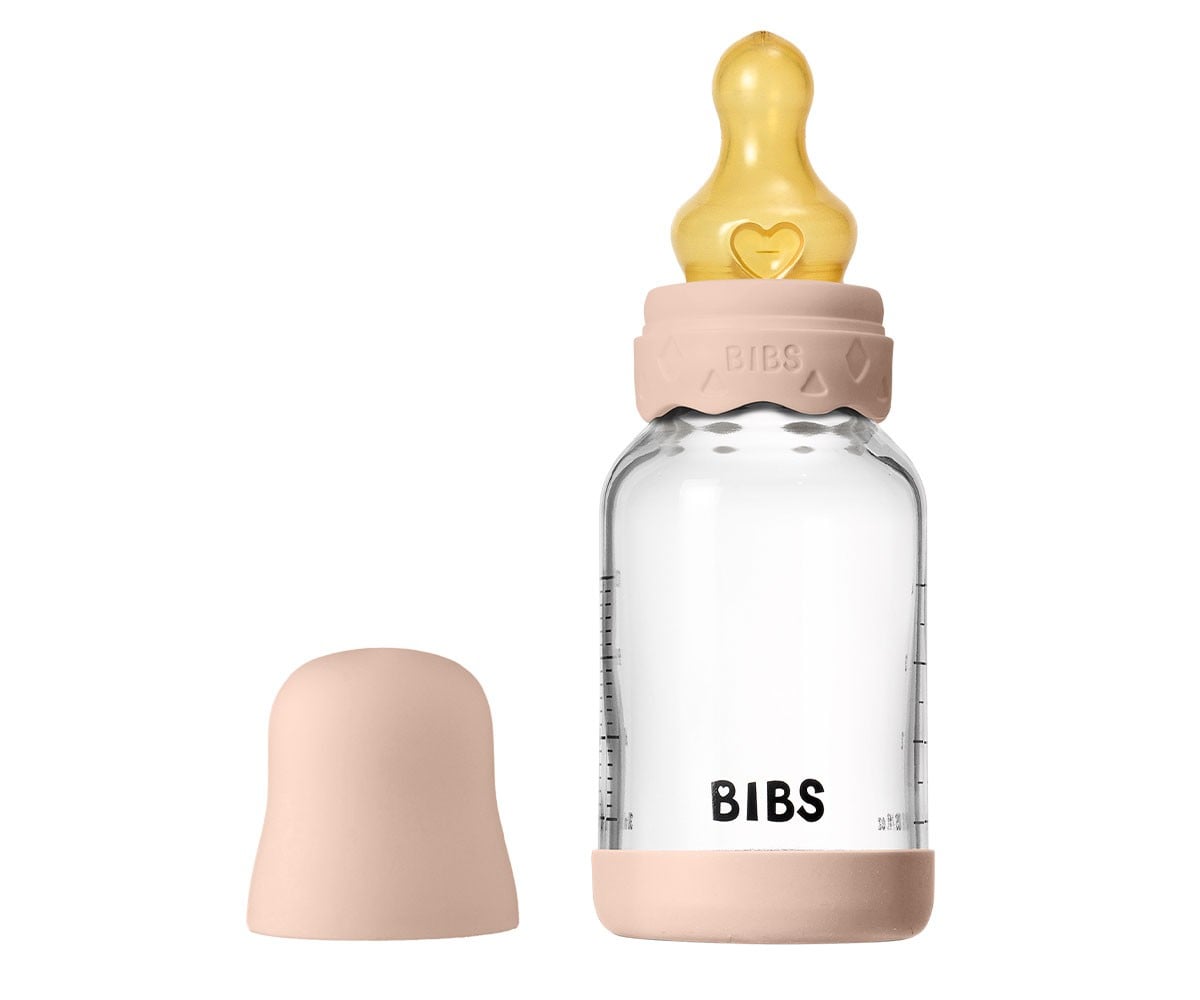 Biberón Cristal BIBS Boheme Blush 120ml