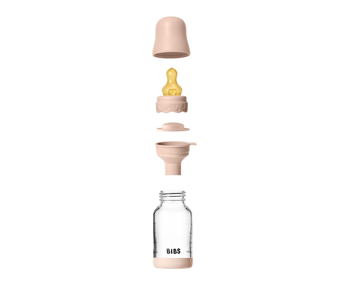 Biberón Cristal BIBS Boheme Blush 120ml