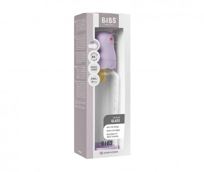 Biberón Cristal BIBS Boheme Violeta Sky 240ml