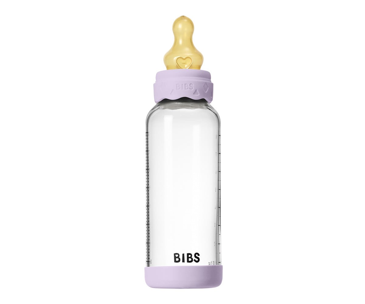 Biberón Cristal BIBS Boheme Violeta Sky 240ml