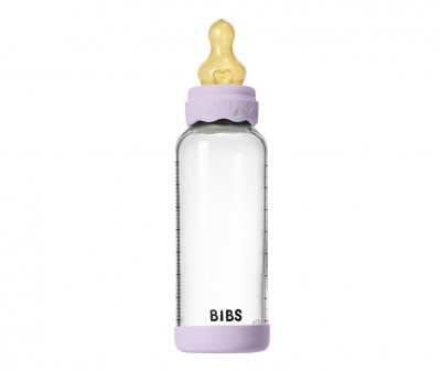 Biberón Cristal BIBS Boheme Violeta Sky 240ml