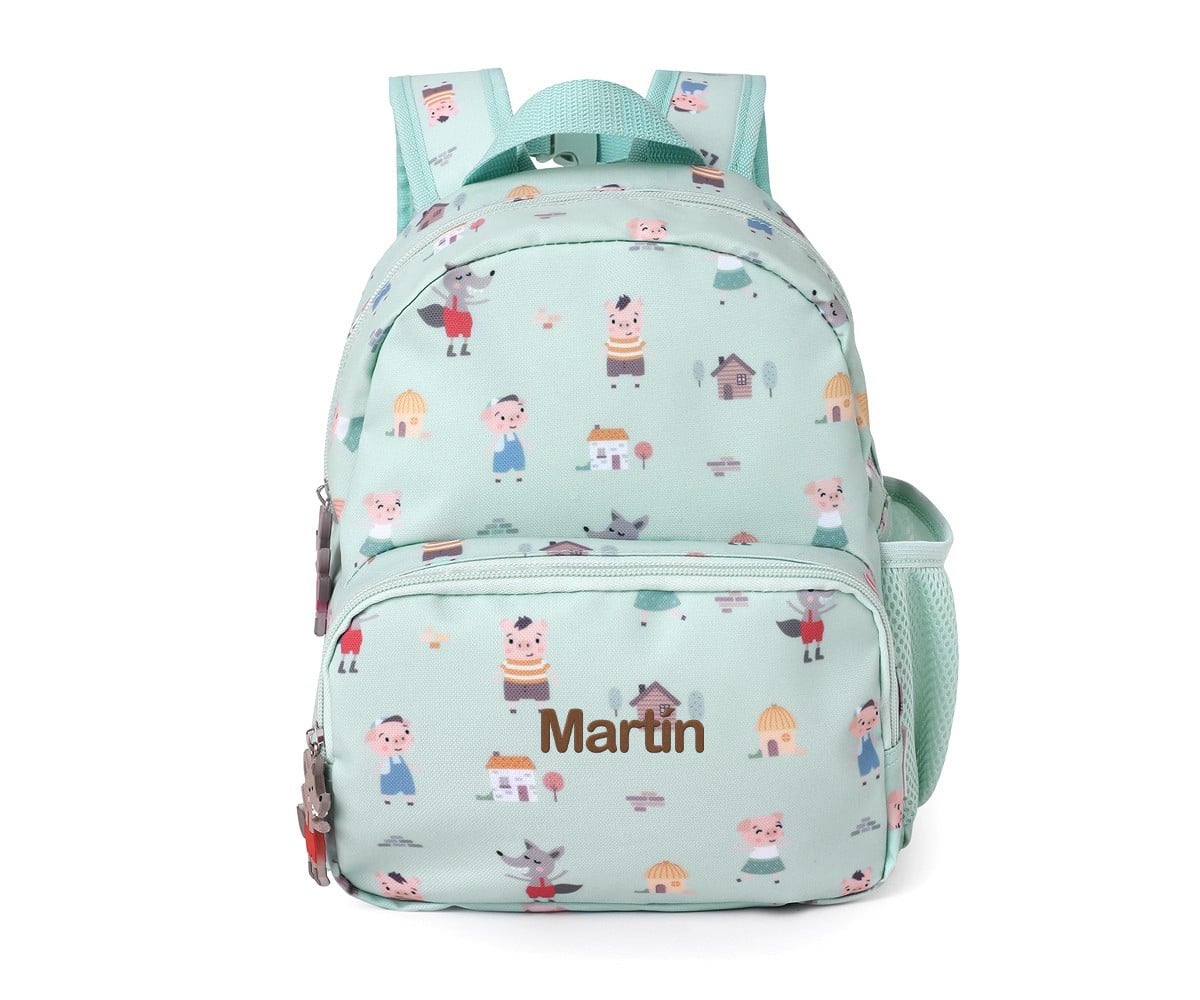 Mochila Infantil Personalizada The Three Little Pigs