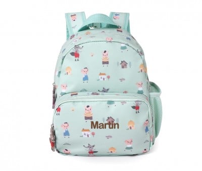 Mochila Infantil Personalizada The Three Little Pigs