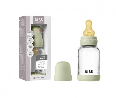 Biberón Cristal BIBS Sage 120ml