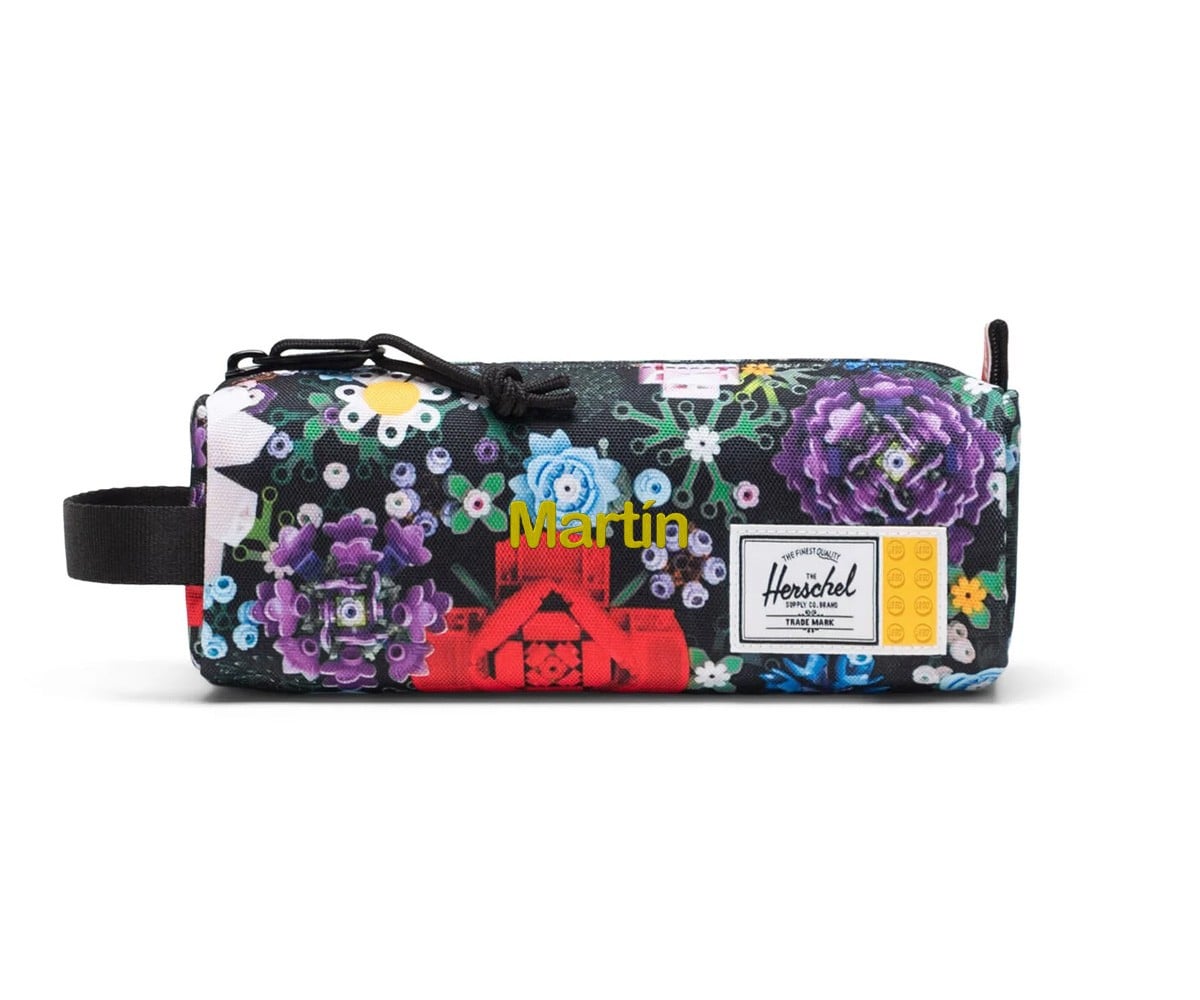 Estojo personalizável floral LEGO Settlement Little Herschel Garden