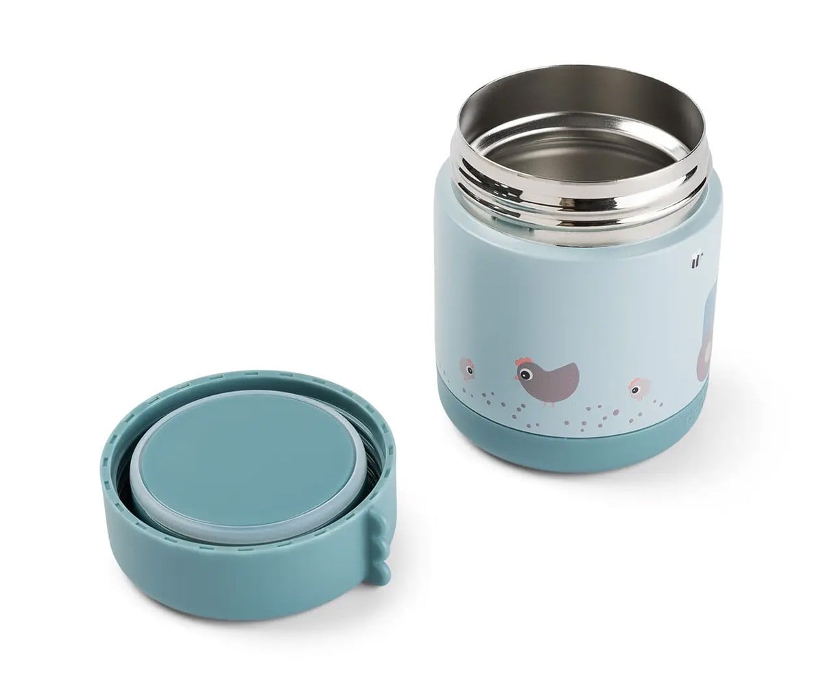 Pot Isotherme Solides Tiny Farm Blue 300 ml