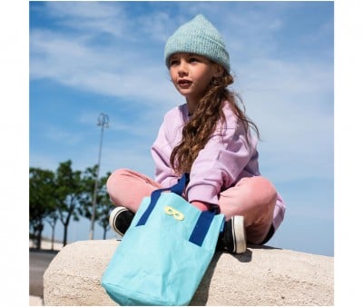 Borsa Tote Piccola Ecofriendly Pepito Azure