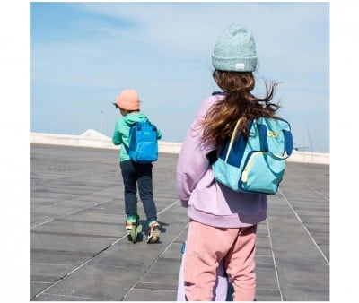 Mochila Infantil Ecofriendly Azure Billy Personalizable