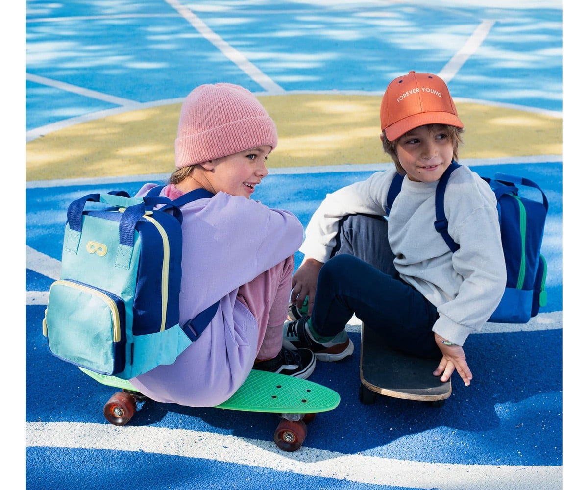 Mochila Infantil Ecofriendly Azure Billy Personalizable
