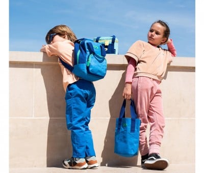 Sac à Dos Maternelle Écologique Billy Bleu Marine Personnalisable