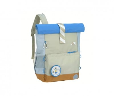 Mochila Escolar Mediana Rolltop Sunny Explorer Green / Blue