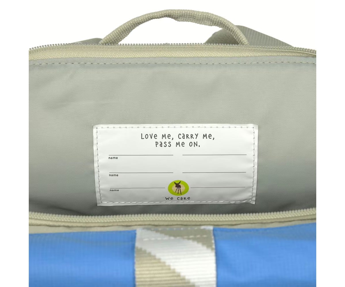 Mochila Escolar Mediana Rolltop Sunny Explorer Green / Blue