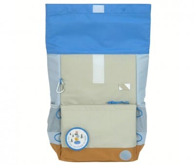 Mochila Escolar Mediana Rolltop Sunny Explorer Green / Blue