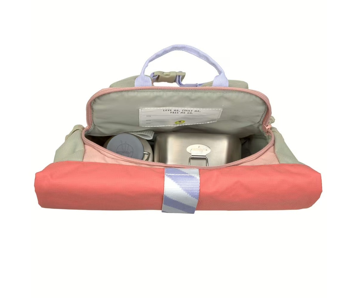 Sac à Dos Maternelle Mini Rolltop Sunny Explorer Rose/Pink