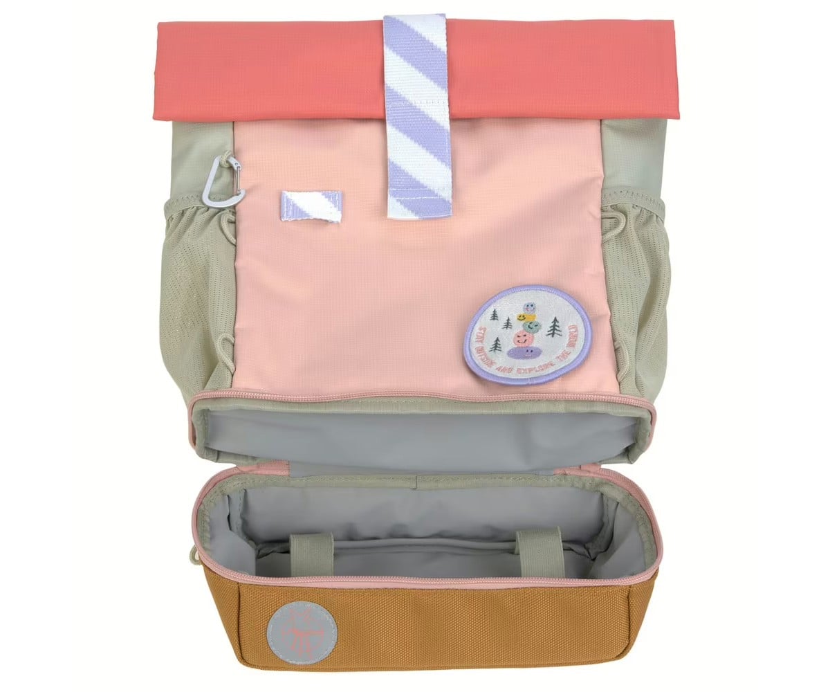 Sac à Dos Maternelle Mini Rolltop Sunny Explorer Rose/Pink