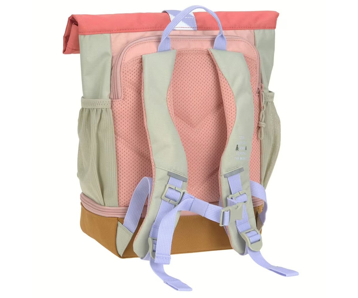 Sac à Dos Maternelle Mini Rolltop Sunny Explorer Rose/Pink